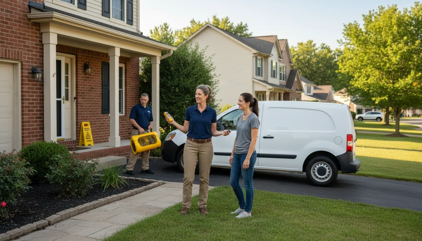 Residential water damage restoration in Ivanhoe, NC